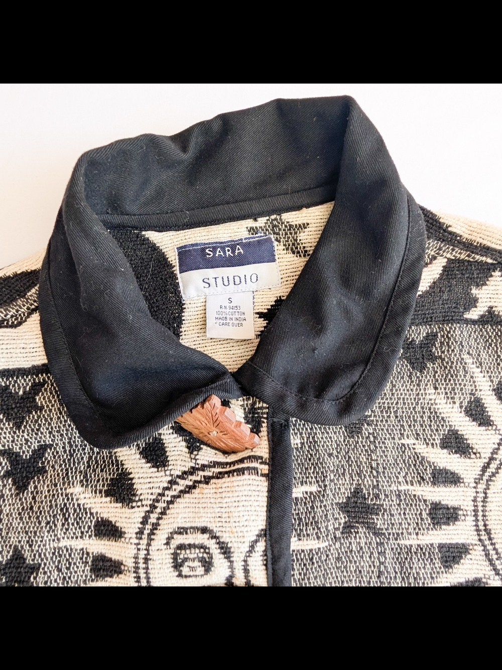 Vintage Sara Studio Whimsigoth Sun And Moon Tapestry Jacket Women's Size Small - Picture 2 of 9